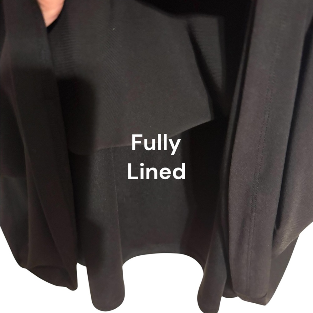 Calvin Klein Black Dressy Dress Keyhole Opening & Sparkle SIZE: 20 #CL - Picture 5 of 10